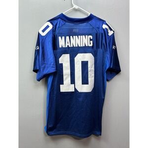 New York Giants Jersey Mens 2XL Blue NFL Football Eli Manning 10 Reebok Stitched